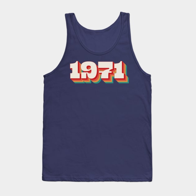 1971 Tank Top by n23tees